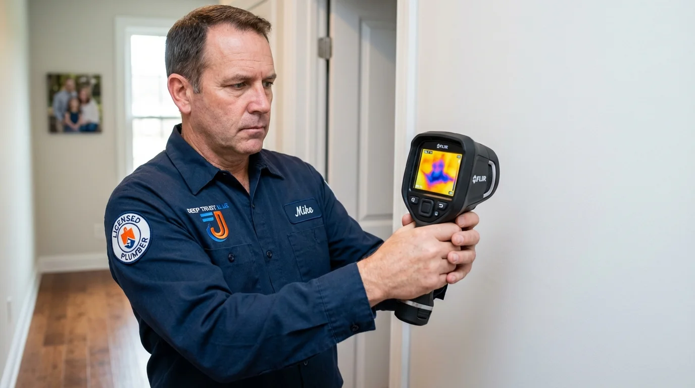 Thermal imaging leak detection by Johns Plumbing LLC in Wayne City